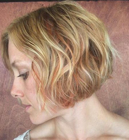 waves of colors short blonde hairstyles and haircuts