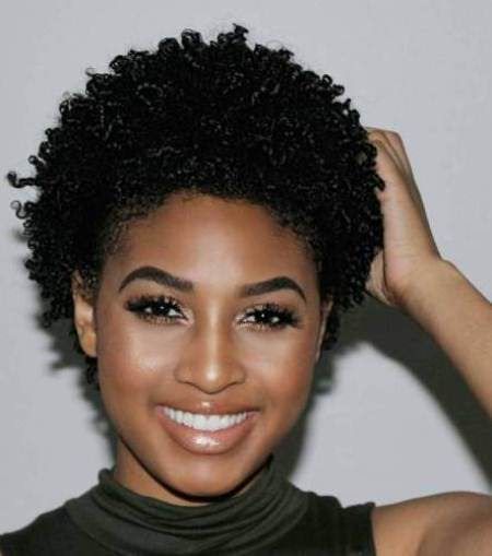 wet look Natural hairstyles for African American women