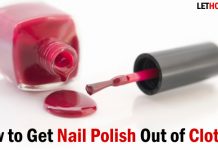 How to Get Nail Polish Out of Clothes