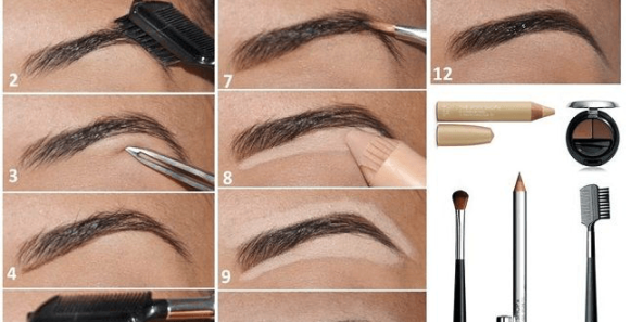 How to fill in eyebrows for beginners