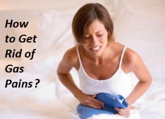 Get rid of gas pains