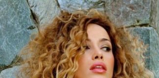 Long golden curls haircuts for curly hair