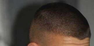 Short army cut sporty haircuts for men