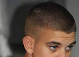 Short army cut sporty haircuts for men