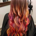 Sunset strands hairstyles for brown hair
