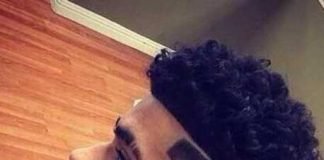 Wavy high fade haircuts for black men