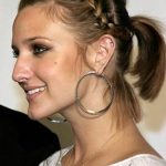 braided ponytail updos for short hair