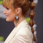 bubbly pony side hairstyles for prom night