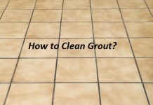 clean grout