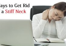 get rid of a stiff neck