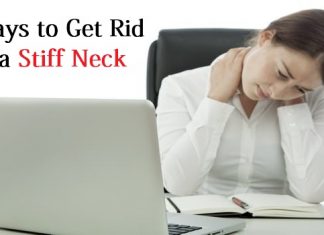 get rid of a stiff neck