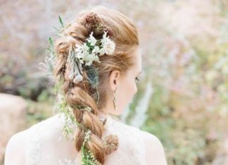 long braid wedding hairstyles