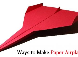 make paper airplane