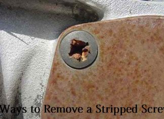 remove a stripped screw