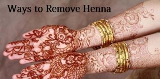 remove henna