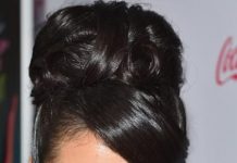 twisted high updo hairstyles for girls