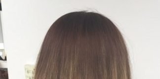 Color into curls stylish ombre straight hair