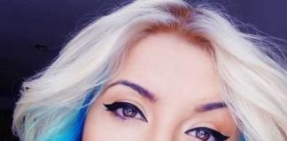 blue short ombre hair ideas for cropped locks