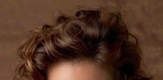 brushed back twisted curls prom hairstyles for short hair