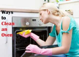 clean an oven