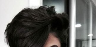 jet black wavy pixie ideas for ideal short haircuts