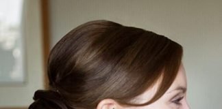 low chignon simple updos for long hair