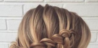 waterfall braid updo with bangs updos for thin hair