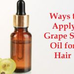 Grape seed oil for hair