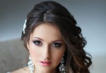 curly downdo bridal hairstyles
