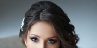 curly downdo bridal hairstyles
