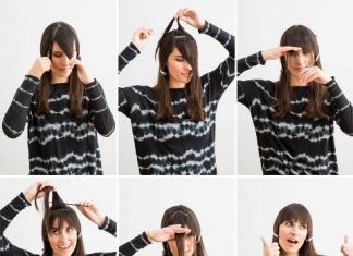 how to cut side bangs