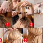 how to wavy A-line bouffanr hairstyle for round faces