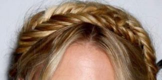 sleek and polished milkmaid braids
