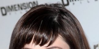 textured bangs for round faces