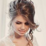 Dressed Down Drama wedding hair updos for elegant brides