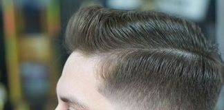 rolled back pompadour hairstyles for men