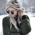 sparkly accent braided head band hairstyles